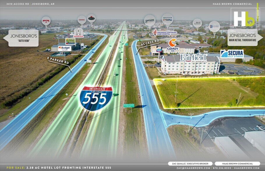 More Photos Of 3410 Access Rd, Jonesboro Land For Sale