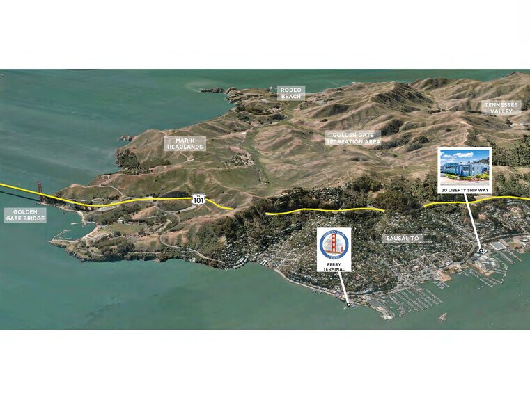 More Photos Of 10-20 Liberty Ship Way, Sausalito Light Manufacturing For Lease