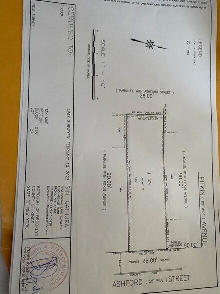 More Photos Of 374 Ashford St, Brooklyn Land For Sale