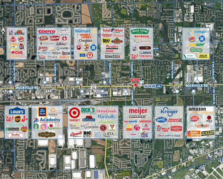 More Photos Of 9210 Rockville Rd, Indianapolis Storefront For Lease