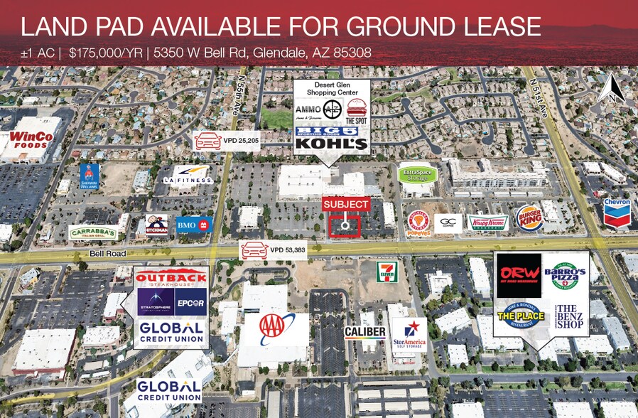 Primary Photo Of 5350 Bell Rd, Glendale Land For Lease