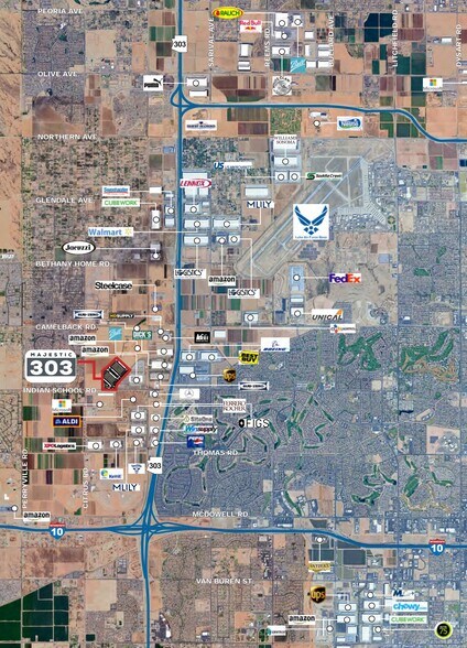 More Photos Of NWC Indian School Rd & W Minnezona Ave, Goodyear Unknown For Lease