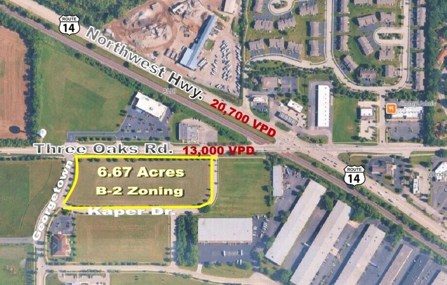 Primary Photo Of SEC Three Oaks & Georgetown Rd, Cary Land For Sale
