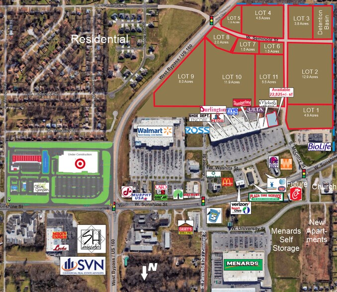 More Photos Of 3800-3960 W Washita St, Springfield General Retail For Sale