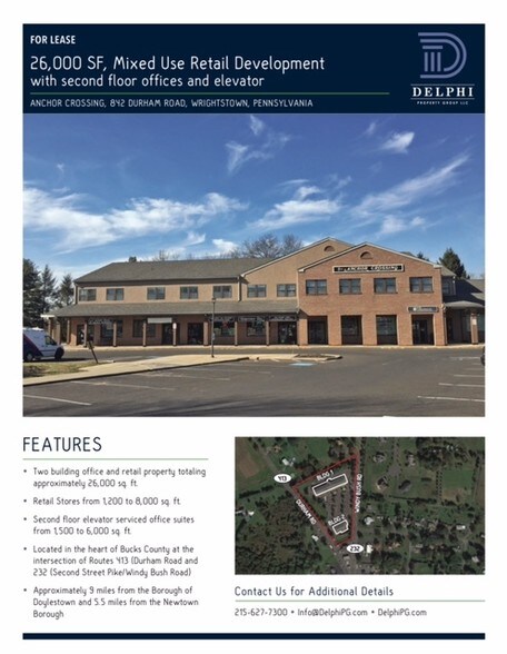 More Photos Of 842 Durham Rd, Wrightstown General Retail For Lease