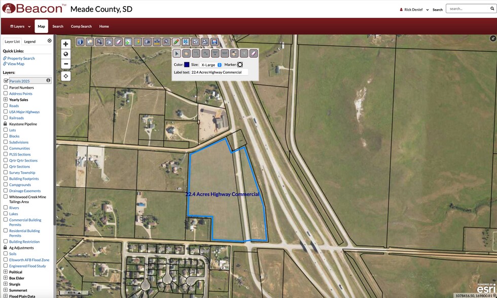 More Photos Of TBD TBD Sturgis Rd. Service road, Piedmont Land For Sale