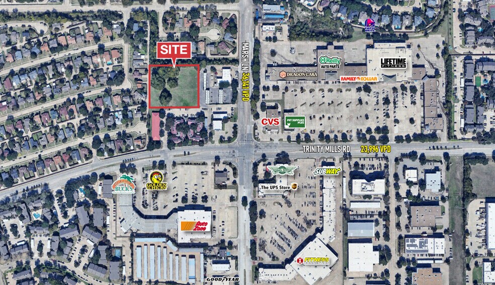 Primary Photo Of 2765 E Trinity Mills Rd, Carrollton Land For Sale