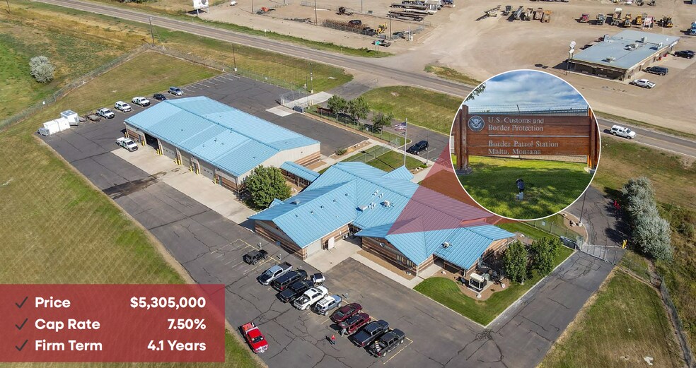 Primary Photo Of 47152 US Highway 2, Malta Police Fire Station For Sale