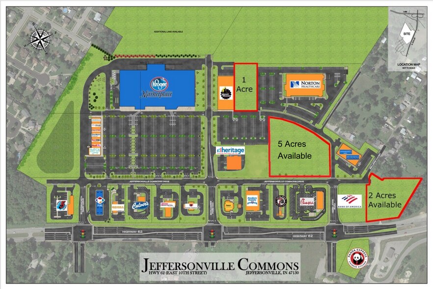 More Photos Of 3549 E 10th St, Jeffersonville Land For Lease