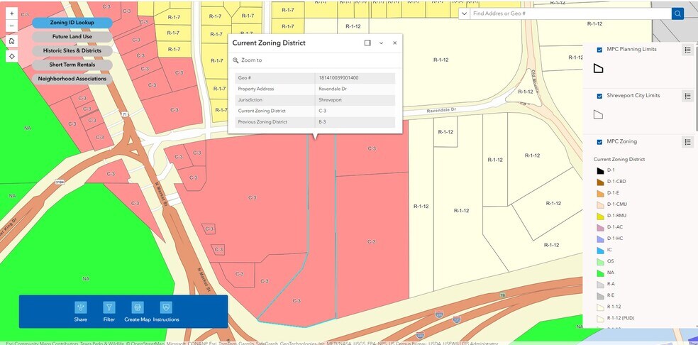 More Photos Of 909 Ravendale St, Shreveport Land For Sale