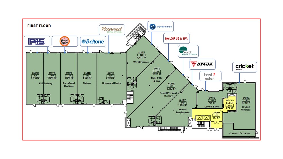 More Photos Of 1010 Garth Brooks Blvd, Yukon Storefront Retail Office For Sale