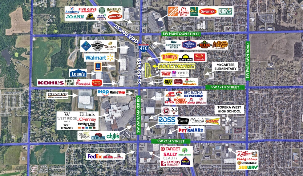 More Photos Of 1570-1580 SW Wanamaker Rd, Topeka Unknown For Lease