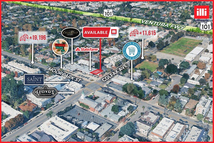 Primary Photo Of 11701-11723 Moorpark St, Studio City Storefront Retail Office For Lease