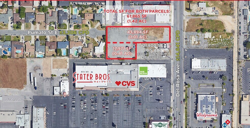 More Photos Of 2342-2354 Del Rosa Ave, San Bernardino Land For Sale