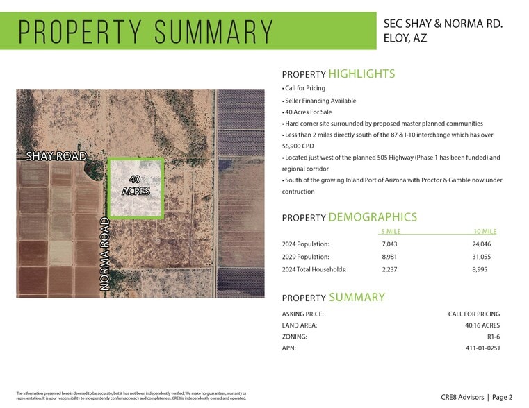 More Photos Of XX Shay Rd, Eloy Land For Sale