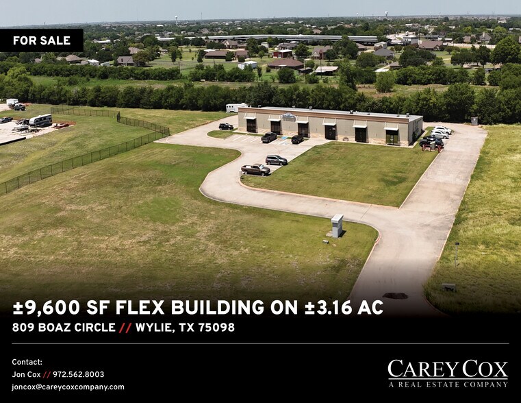 More Photos Of 809 Boaz Cir, Wylie Industrial For Sale