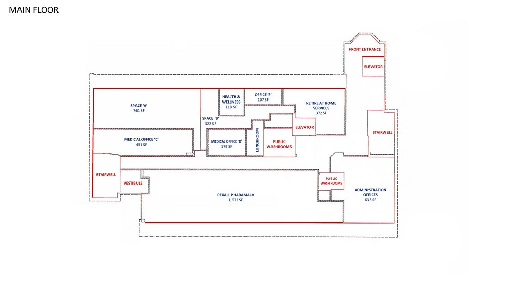 More Photos Of 4705 48 Ave, Red Deer Medical For Lease