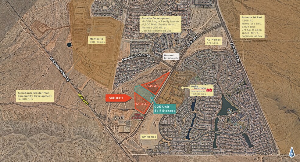 Primary Photo Of SWC Mountain Vista & Willis Rd, Goodyear Land For Lease