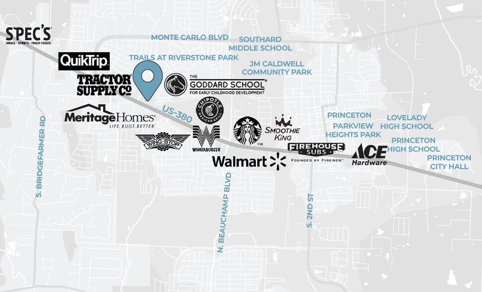 More Photos Of NWC US Hwy 380 & Princeton Meadows Blvd, Princeton Land For Sale