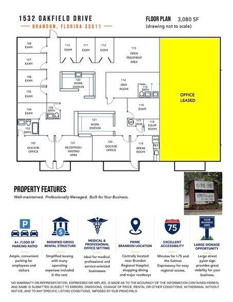 More Photos Of 1532 Oakfield Dr, Brandon Office For Lease