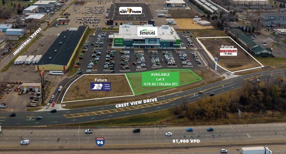 Primary Photo Of 1616 Crest View Dr, Hudson Land For Sale