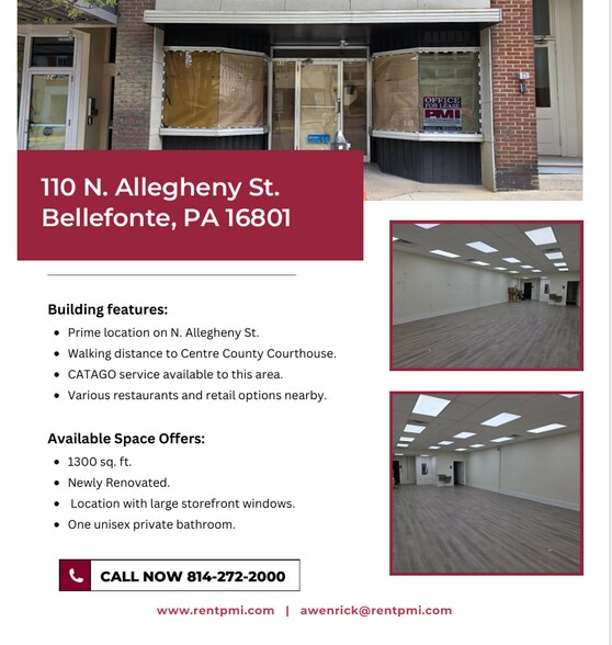More Photos Of 100-114 N Allegheny St, Bellefonte Apartments For Lease