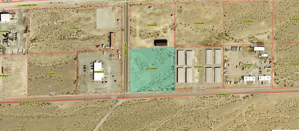 Primary Photo Of 2280 Basin Ave, Pahrump Land For Sale