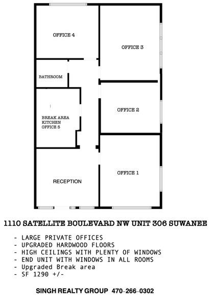 More Photos Of 1110 Satellite Blvd, Suwanee Office For Sale