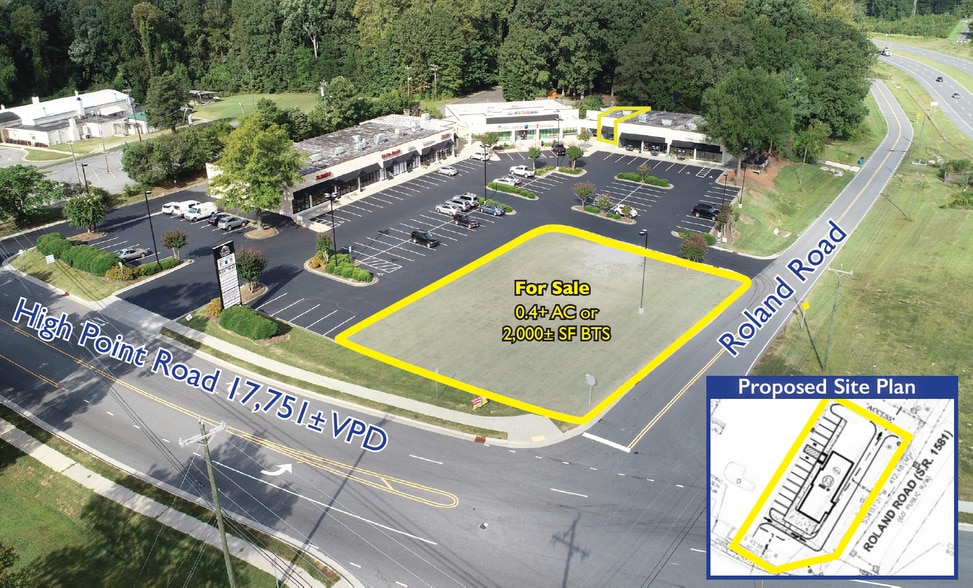 Primary Photo Of 5006 High Point Rd, Greensboro Freestanding For Lease