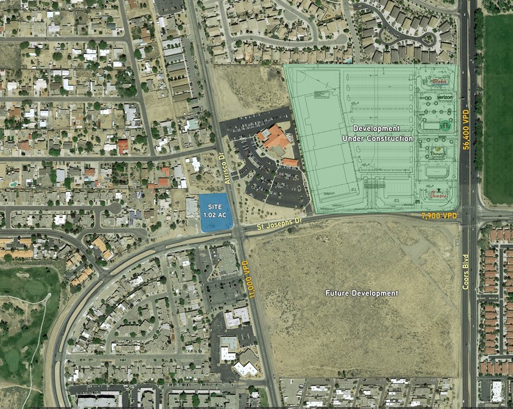 Primary Photo Of Coors Blvd & St Joseph's St, Albuquerque Land For Sale