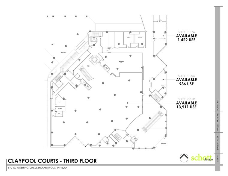 More Photos Of 110 W Washington St, Indianapolis Hotel For Lease