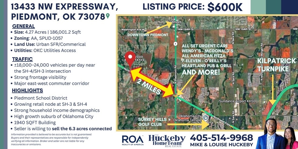 More Photos Of 13433 NW Expressway, Piedmont Flex For Sale