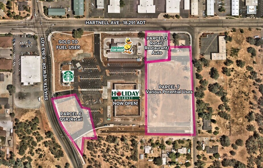 Primary Photo Of 2463 Hartnell Ave, Redding Land For Sale