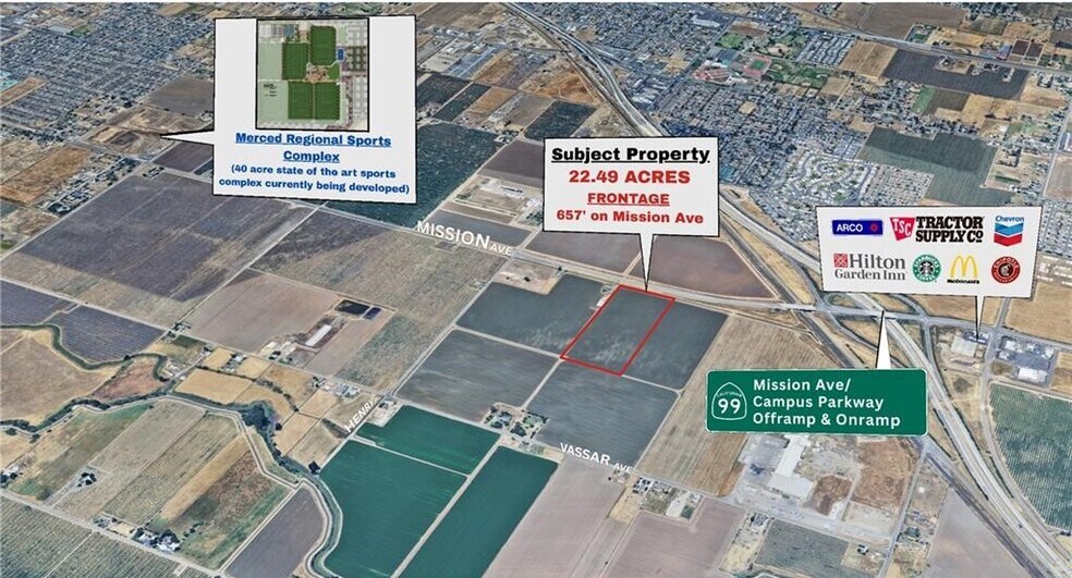 More Photos Of 0 Mission Avenue, Merced Land For Sale