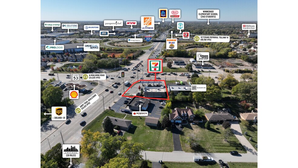 More Photos Of 1740 W Army Trail Rd, Addison Convenience Store For Sale