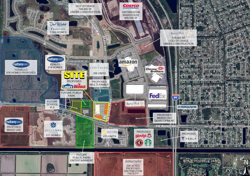 More Photos Of SW Village Pky @ SW Becker Rd, Port Saint Lucie Land For Lease