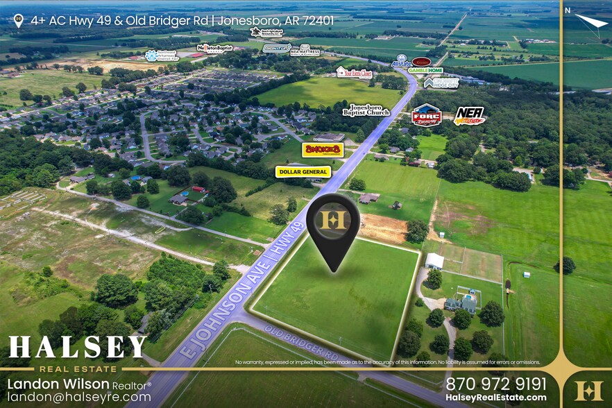 More Photos Of Hwy 49 and Old Bridger Road, Jonesboro Land For Sale