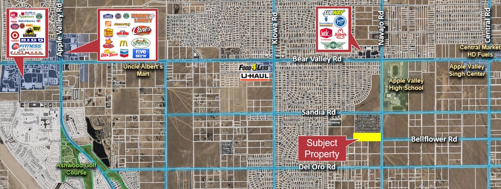 Primary Photo Of Bellflower Rd @ Navajo, Apple Valley Land For Sale
