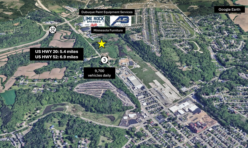 More Photos Of Lot 2-1-1 IA-3, Dubuque Land For Sale