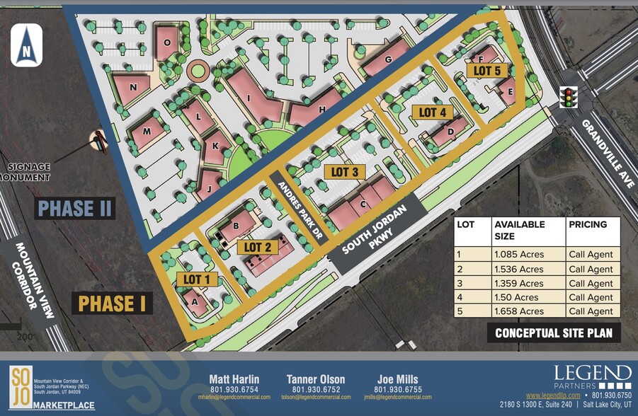 Primary Photo Of South Jordan Parkway & Grandville Ave, South Jordan Land For Lease