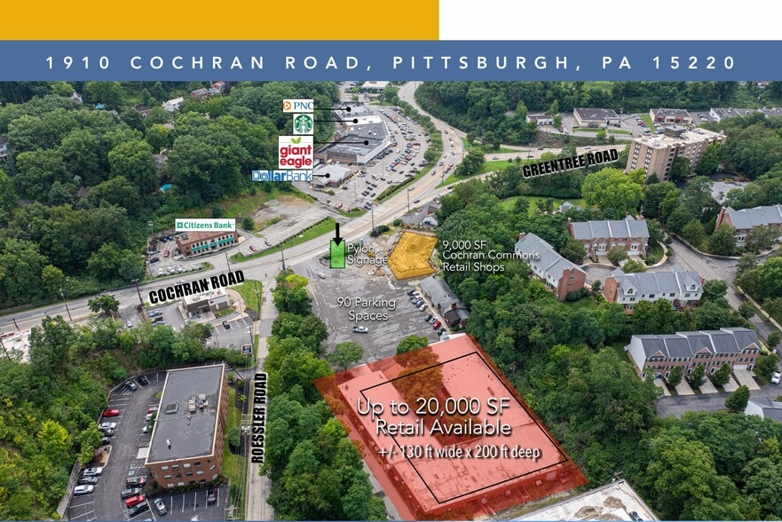 Primary Photo Of 1910 Cochran Rd, Pittsburgh General Retail For Lease