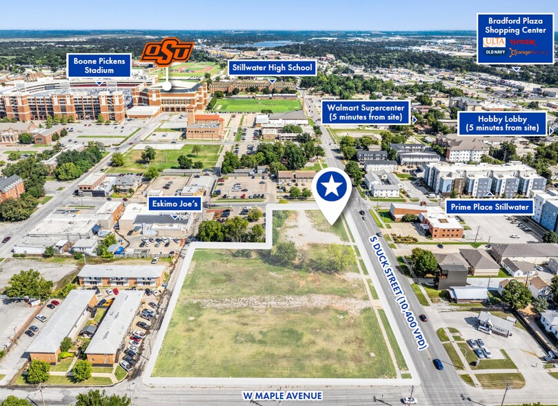 More Photos Of SWC of S. Duck Street & W. Elm Avenue, Stillwater Land For Sale