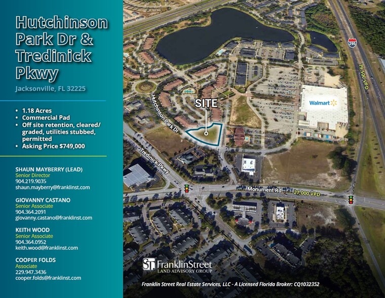 More Photos Of Hutchinson Park & Tredinick Pky, Jacksonville Land For Sale