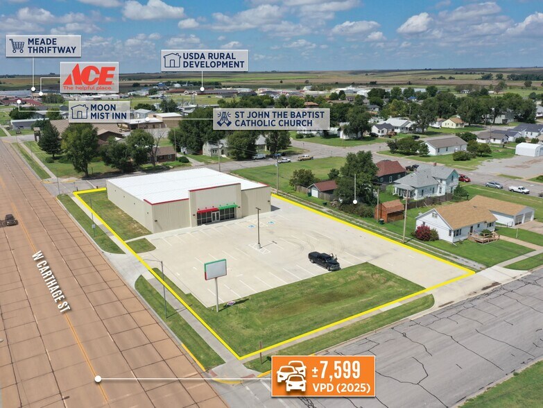 More Photos Of 312 W Carthage St, Meade Freestanding For Lease