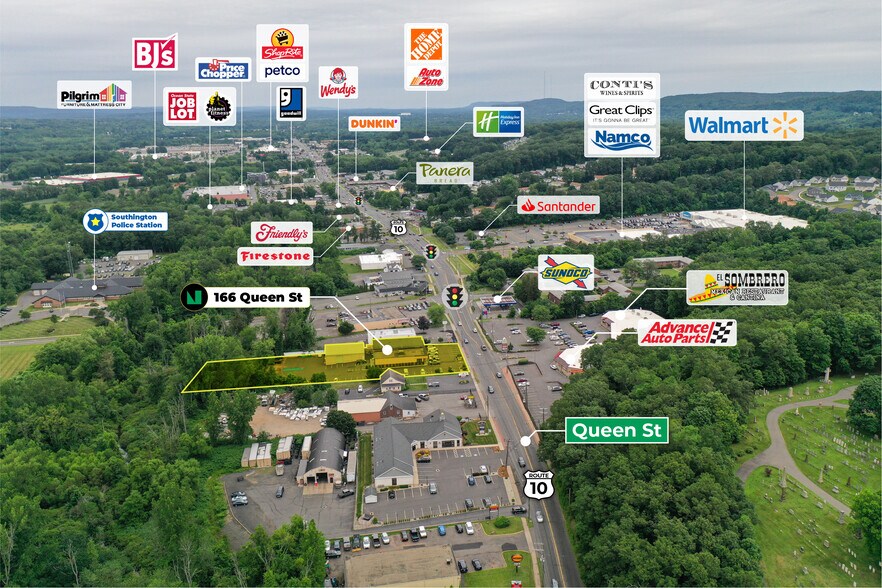 More Photos Of 166 Queen St, Southington Freestanding For Lease