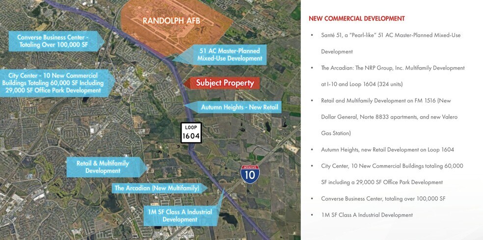 More Photos Of 1604 E Loop & Lower Seguin Rd, Converse Land For Lease