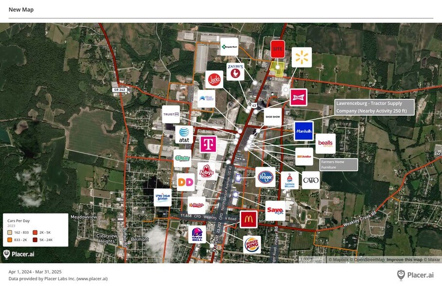 More Photos Of 2420 Locust Avenue, Lawrenceburg Land For Sale