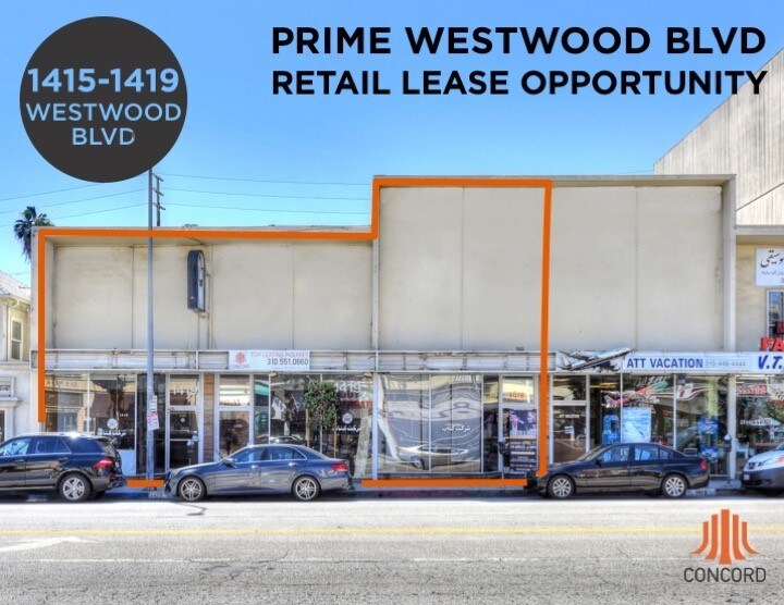 More Photos Of 1411-1419 Westwood Blvd, Los Angeles Storefront Retail Office For Lease