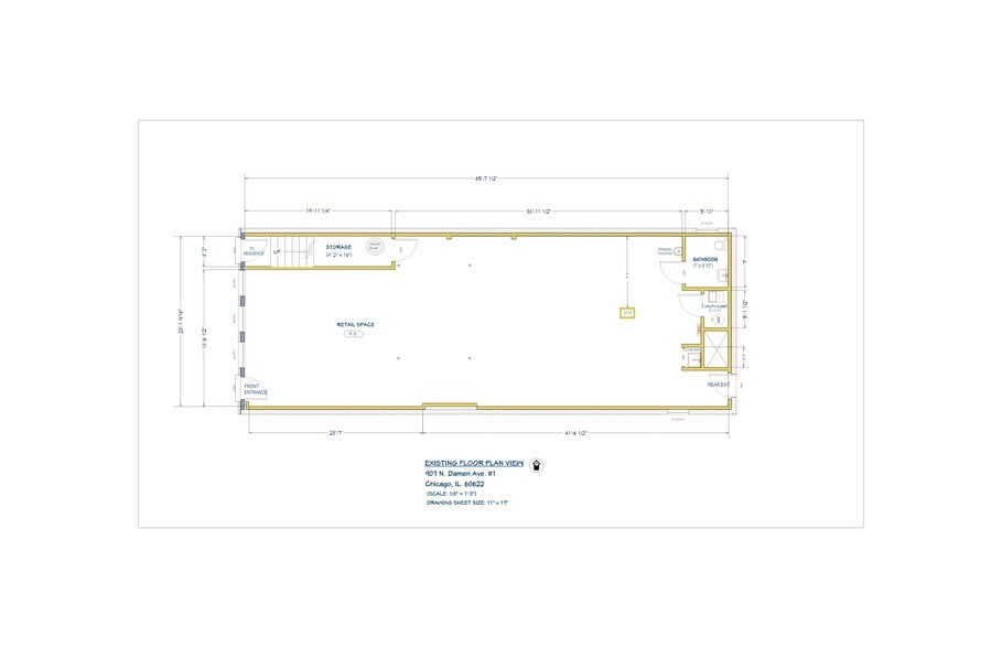 More Photos Of 907 N Damen Ave, Chicago Storefront Retail Residential For Lease
