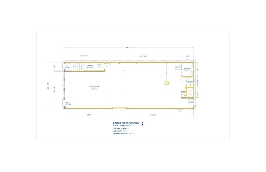 More Photos Of 907 N Damen Ave, Chicago Storefront Retail Residential For Lease
